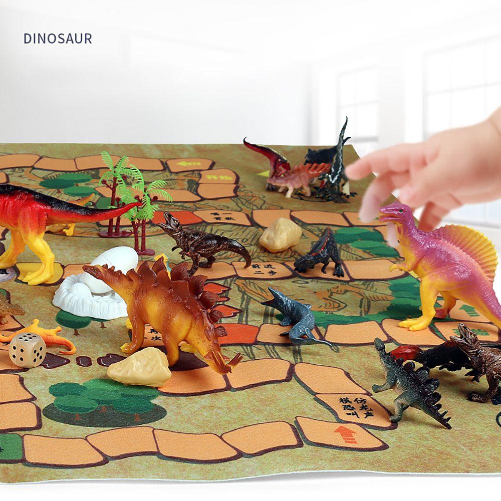 NIUYOU Bộ 39 Món Cờ Khủng Long Tự Nhiên Giáo Dục Sớm Cho Bé
