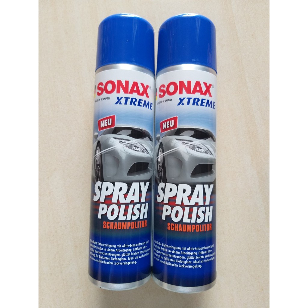 Bọt đánh bóng sơn - Sonax xtreme spray &amp; polish