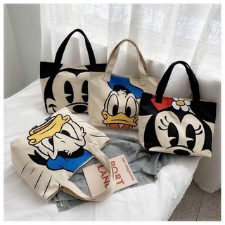 ⭐Yixin の Mọi Thứ Dễ Thương⭐Túi Xách Đeo Vai Cỡ Lớn In Hình Chuột Mickey Thời Trang Cho Mẹ Bỉm Sữa