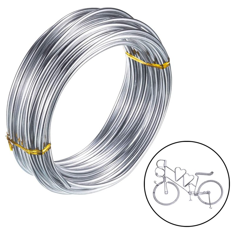 Cuộn Dây Nhôm 3mm 10m Chuyên Dụng Làm Đồ Trang Sức