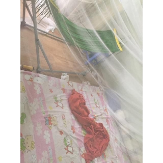 Màn tuyn trắng 10/10 kích thước 2m x 3m