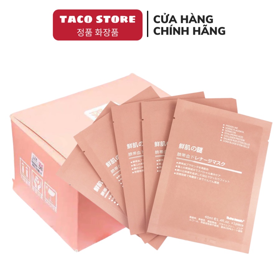 Hộp 50 Miếng Mặt Nạ Nhau Thai Nhật