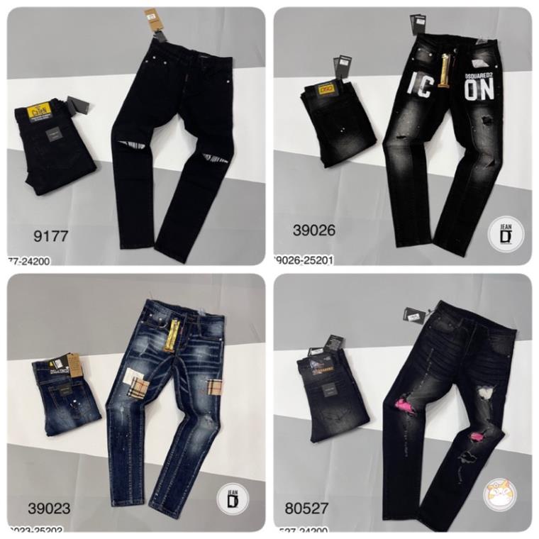 Quần DSQ Khoá Lệch Ống Côn - Quần Jean Ống Côn Nam - Hàng nhập khẩu ^