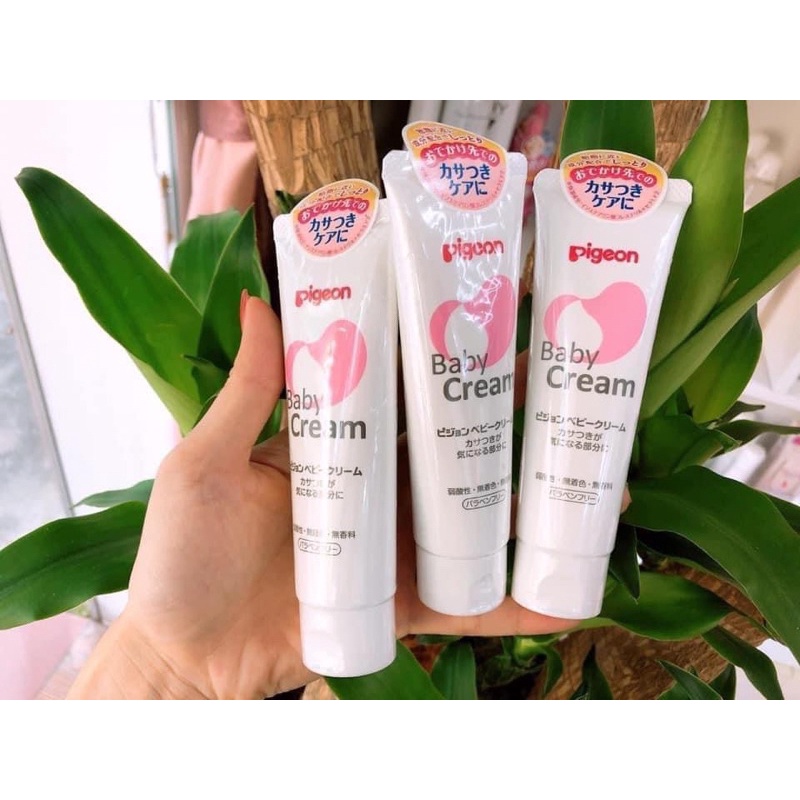 [Hàng Nhật] Kem nẻ Pigeon Baby Cream 50G dưỡng ẩm cho bé (Japan)