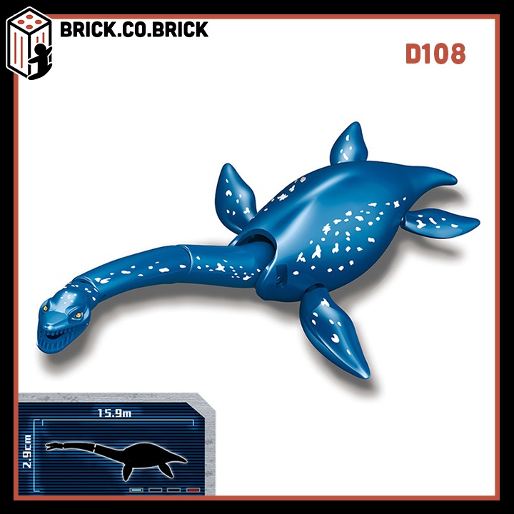 Lắp ráp Khủng Long Mô hình Dinosaur Đồ chơi Tiền sử Jurassic World Dominion Lãnh Địa mới D102 D110