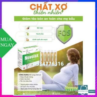 NOVOLAX HỘP 10 ỐNG BỔ SUNG CHẤT XƠ Hộp 10 ống