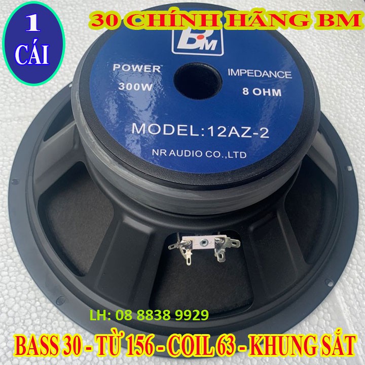 CỦ BASS 30 BM TỪ 156 COIL 63 CAO CẤP NHẬP KHẨU CHÍNH HÃNG - GIÁ 1 LOA