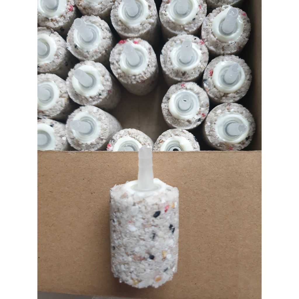 Quả Sủi Mè Hình Trụ Oxy Size 7x3cm Cho Hồ Cá Cảnh