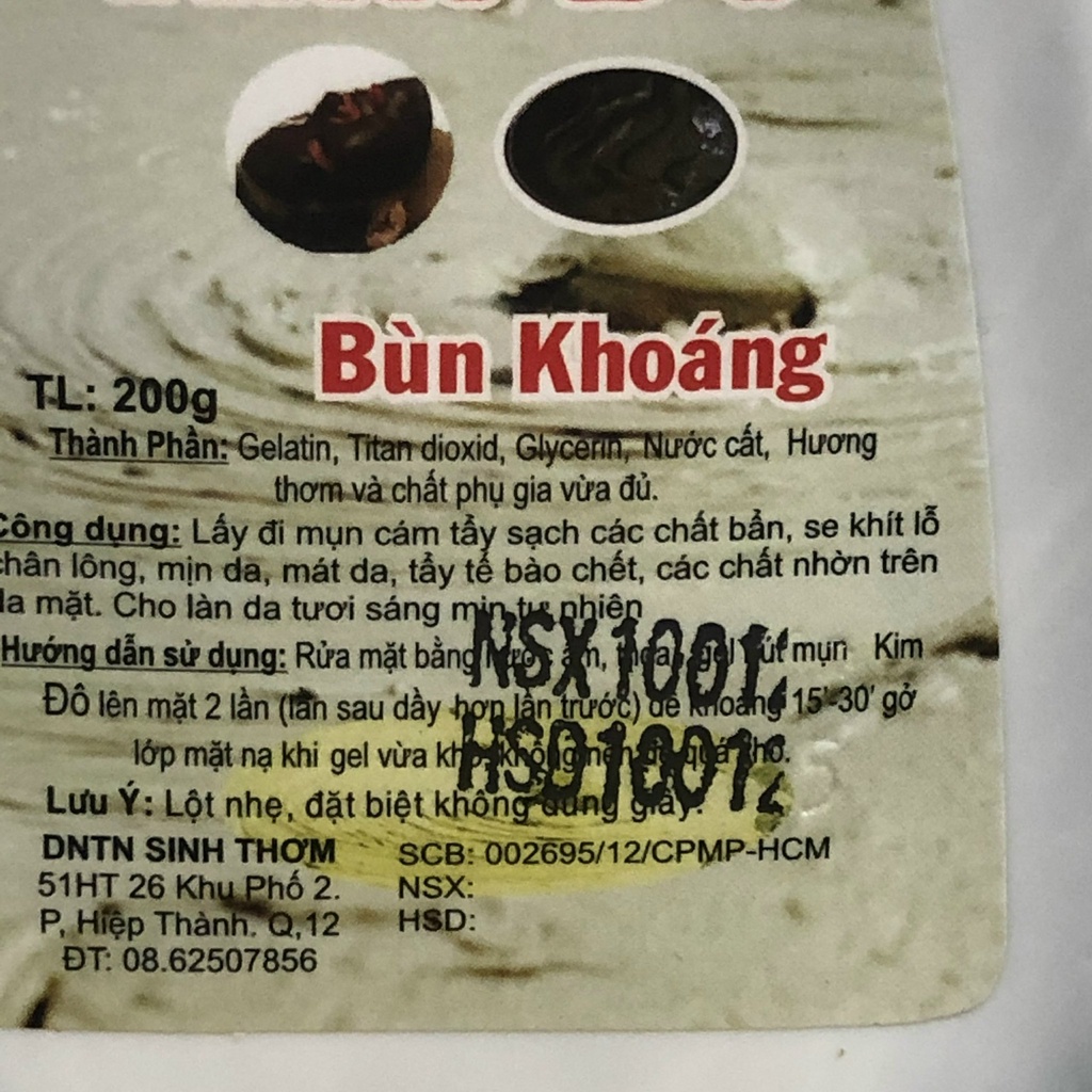 Gel Lột Mụn Cám Kim Đô Bùn Khoáng 200g