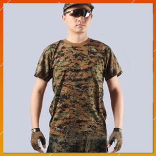 [FreeShip – hàng Auth] Áo Thun Nam Rằn Ri Lính Mỹ - Áo Phông Nam cotton Quân Đội