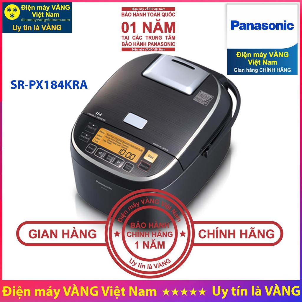 Nồi cơm điện cao tần Panasonic SR-AFY181WRA SR-AFM181WRA SR-HB184KRA SR-PX184KRA - Hàng chính hãng