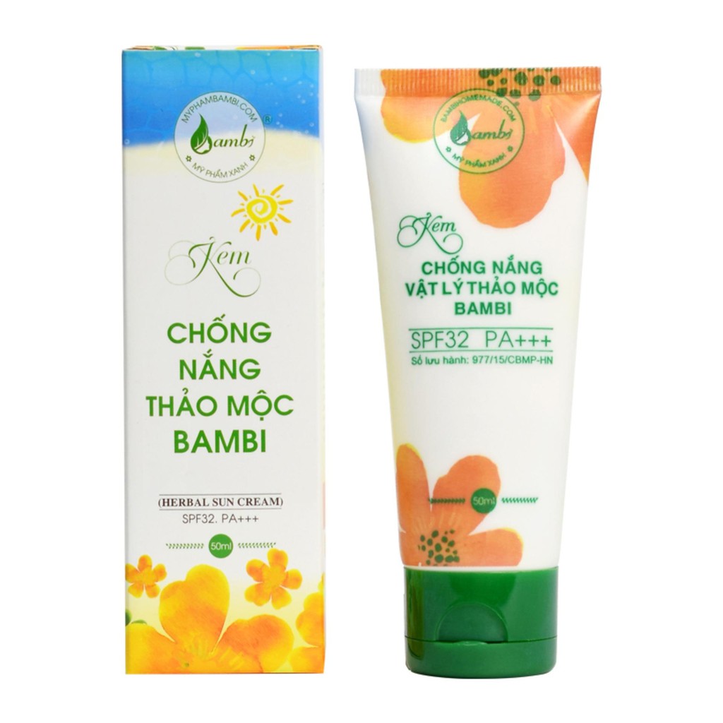Kem Chống nắng Thảo mộc Bambi