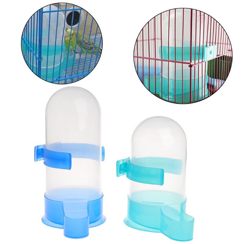 king❤ Bird Feeder Automatic Drink Water Food Container Feeding Dispenser Parrot Pigeon