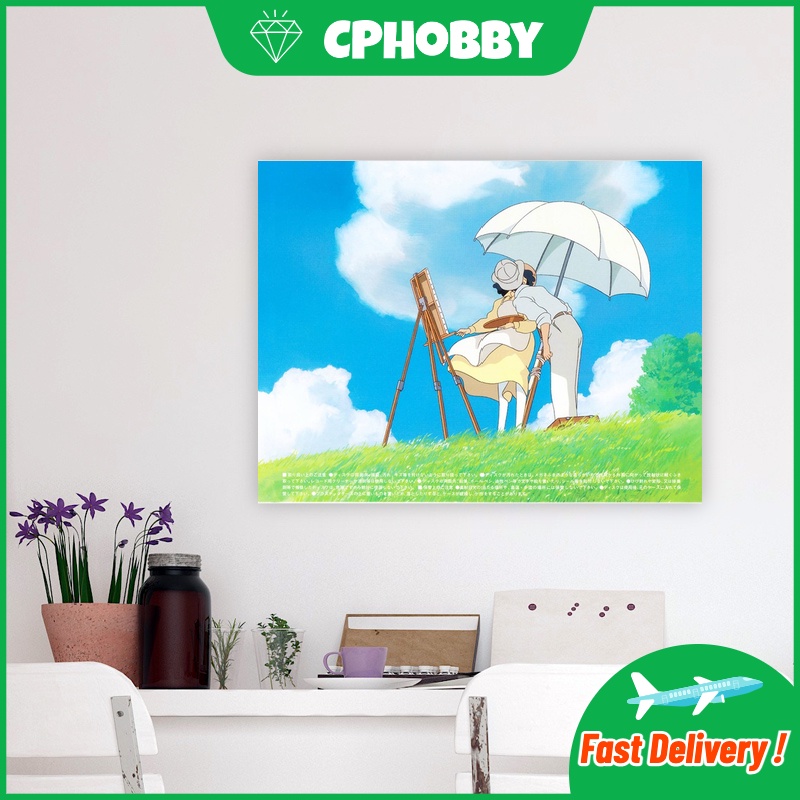 Tranh Sơn Dầu DIY Hình Totoro Dễ Thương 00*50cm