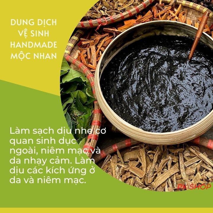 [YÊU THÍCH] Dung Dịch Vệ Sinh Phụ Nữ Trầu Không Handmade Mộc Nhan