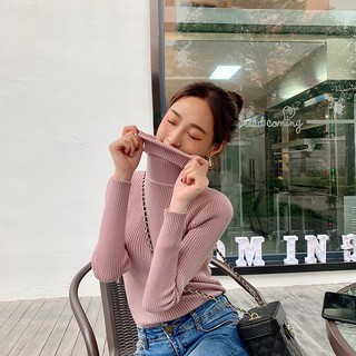 Áo len tăm cao cổ hàng QC