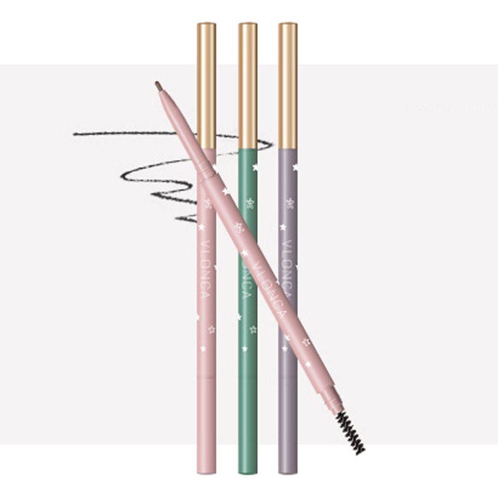 Bút Kẻ Lông Mày Hai Đầu Màu Cà Phê Đậm Tự Nhiên Chống Thấm Nước Không Bị Nhòe Dành Cho Nữ