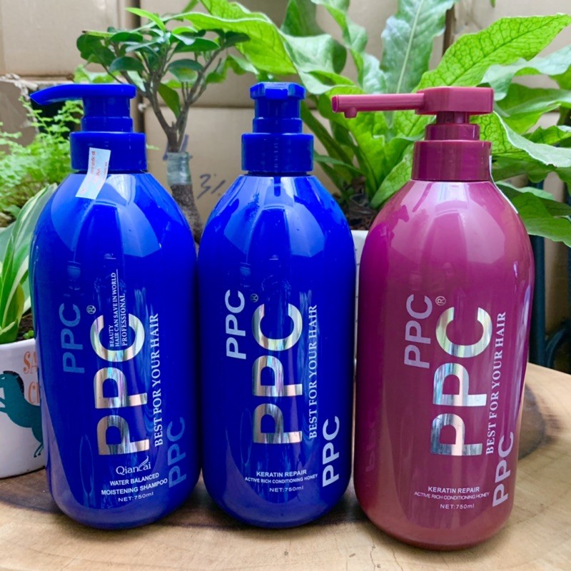 BỘ 3 GỘI XẢ HẤP Ủ PHỤC HỒI TÓC HƯ TỔN NẶNG KERATIN PPC