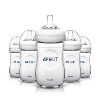 Bình sữa Philips Avent Natural 60ml / 125ml / 260ml / 330ml bằng nhựa PP, không có BPA