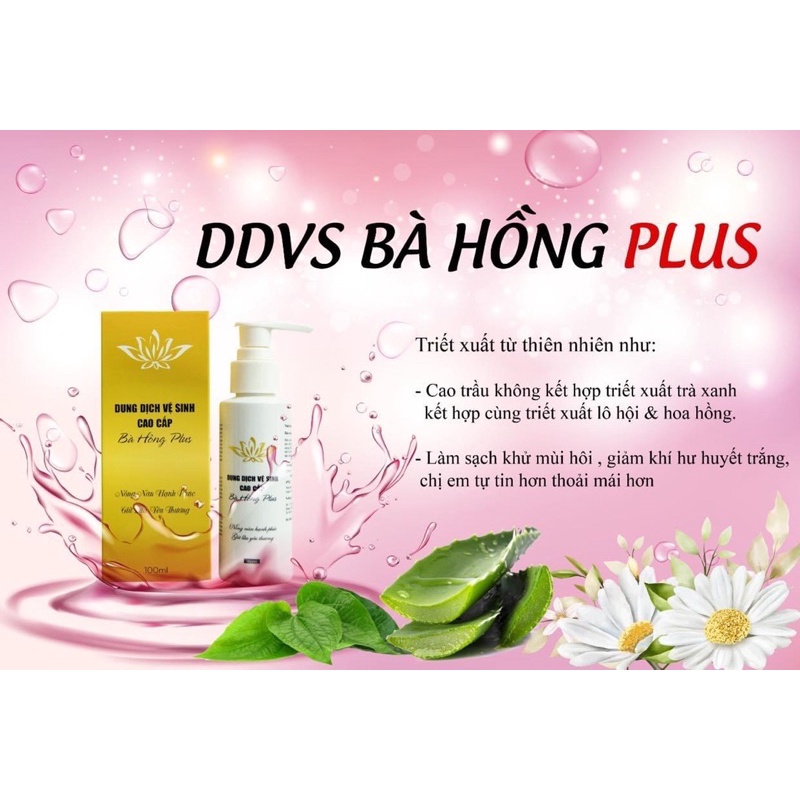 Dung Dịch Vệ Sinh Bà Hồng Plus 100ml