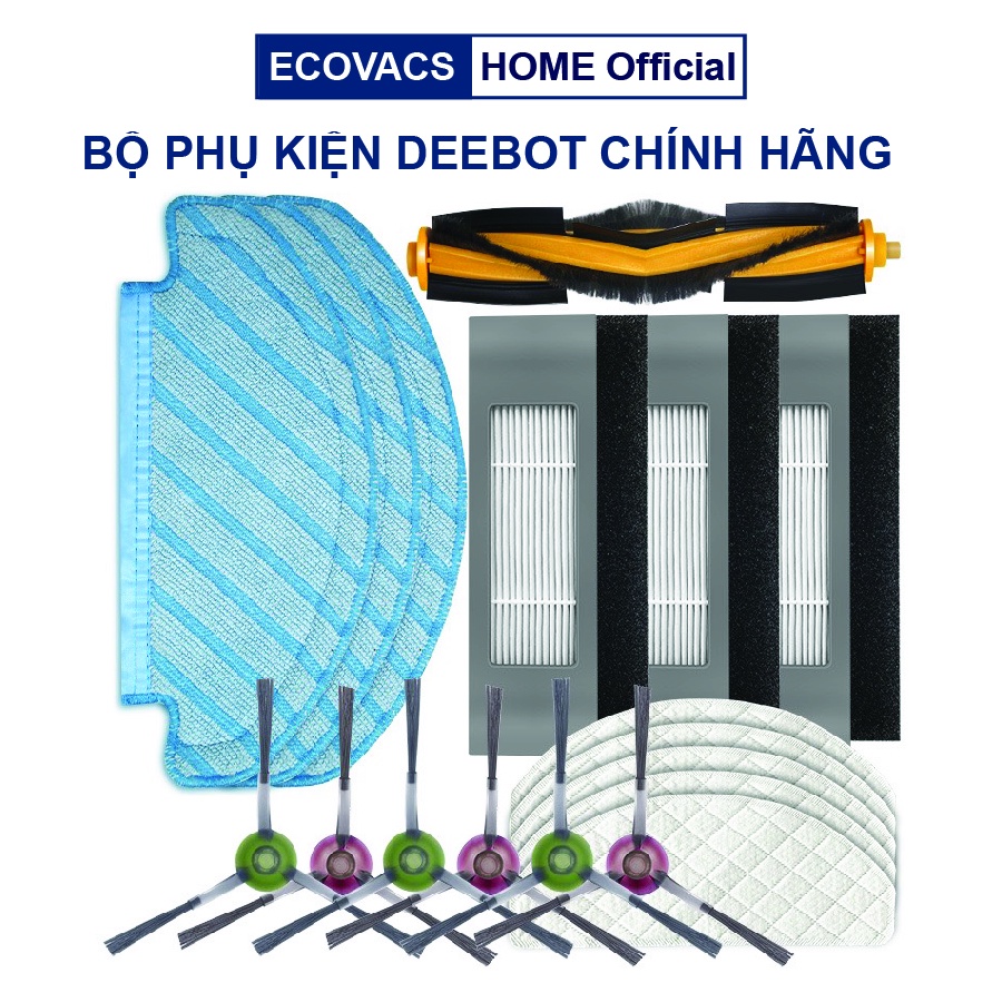 Phụ kiện thay thế Robot hút bụi Ecovacs Deebot T8 Aivi, Power, Max,T5 Max, Neo, Fun…