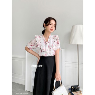 Áo bèo nơ cổ ao0425