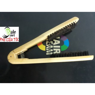 Kẹp giữ tóc Gỗ Kem Sáng keptoc248