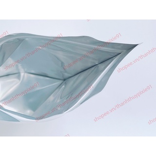 100gram túi zip 2 mặt bạc
