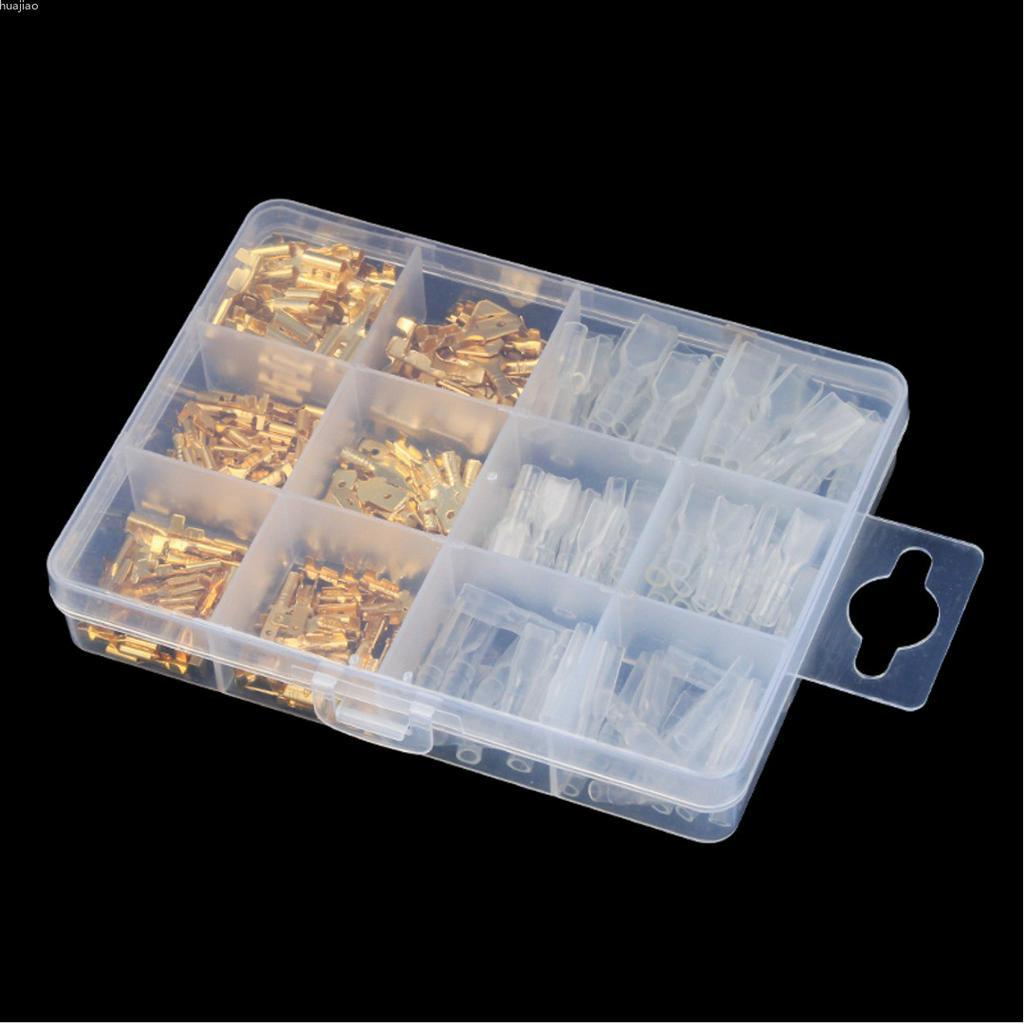 270x Terminal Electrical Wire Crimp Connectors Male Female Spade Assortment Kit