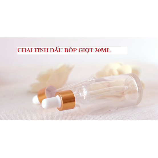 Lọ thủy tinh đựng serum 30ML chai tinh dầu chiết mỹ phẩm