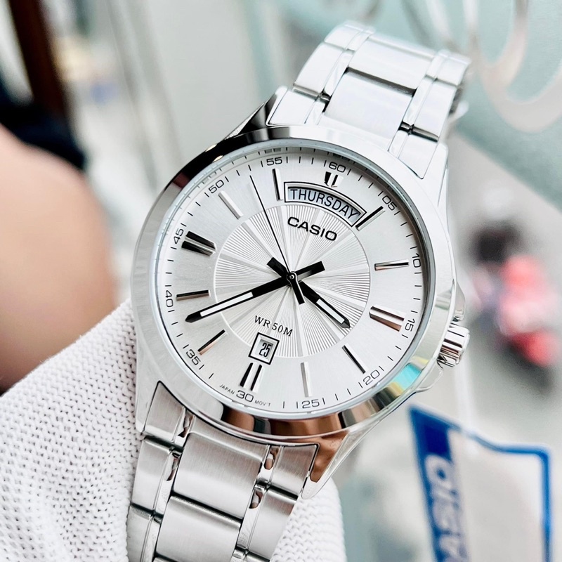 Đồng hồ casio nam thanh lịch MTP-1381 new fullbox chính hãng