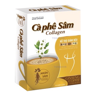 Cà phê SÂM Giảm cân, Đẹp da, Giữ dáng (Hộp 12gói)