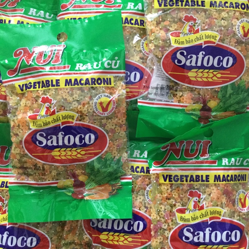 Nui ngôi sao Safoco gói 200g dành cho bé