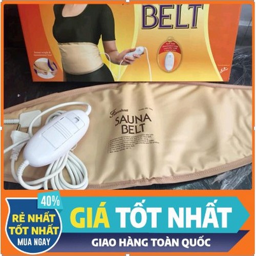 [BH 1 ĐỔI 1] ĐAI QUẤN NÓNG GIẢM MỠ BỤNG SAUNA BELT - BẢO HÀNH CHÍNH HÃNG TOÀN QUỐC