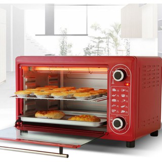 Lò nướng 48 lít màu đỏ cực bền