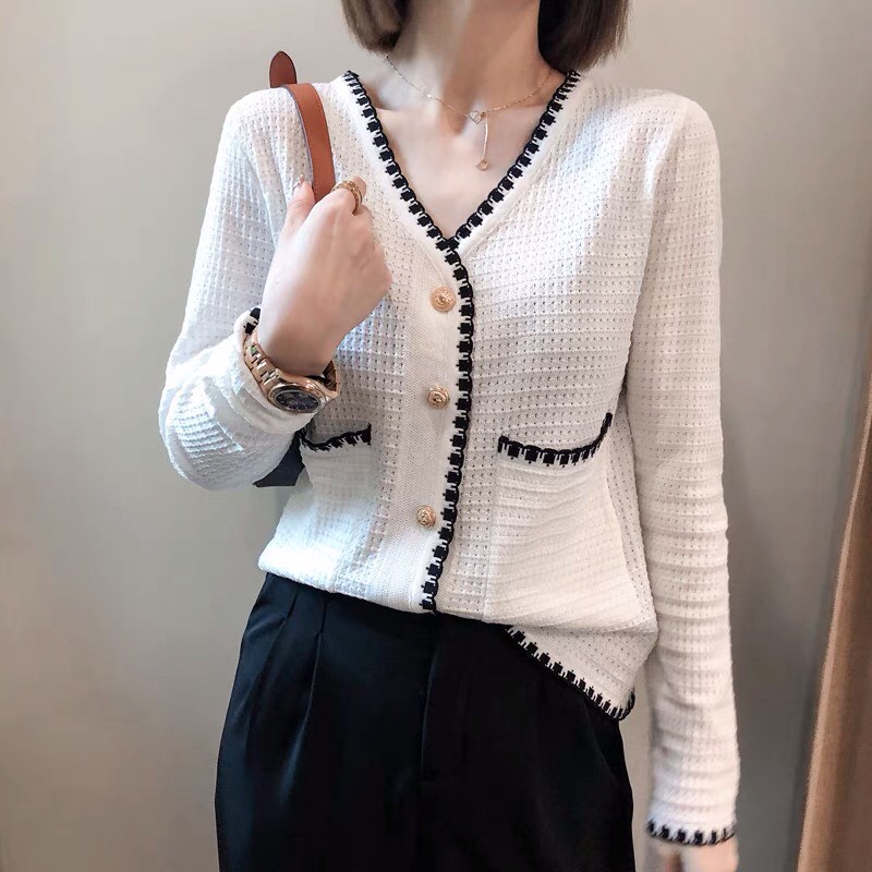 Áo Cardigan len áo Khoác Len Nữ Dệt Kim Tay Dài Ulzzang Chất Motoghi Hàng Quảng Châu Cao Cấp Xiaozhainv vn T2A8 | BigBuy360 - bigbuy360.vn