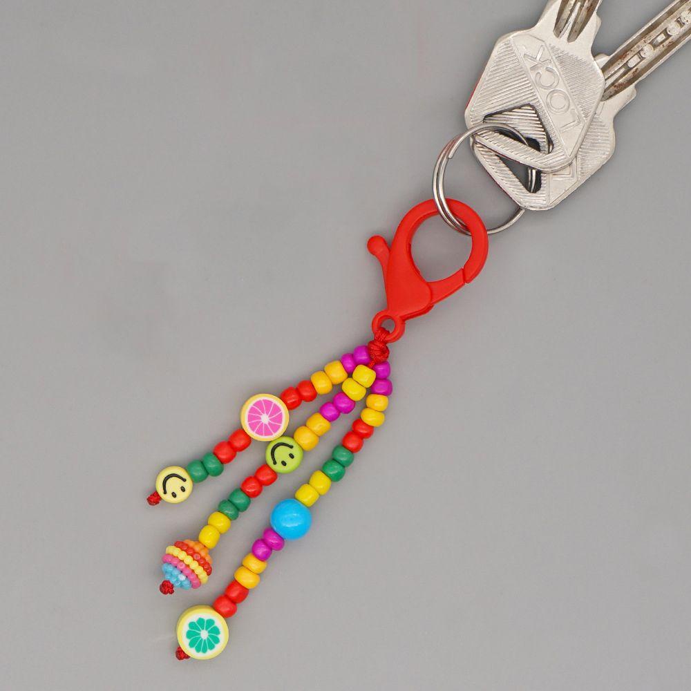 Móc Khóa Xe Hơi Đính Hạt Dễ Thương