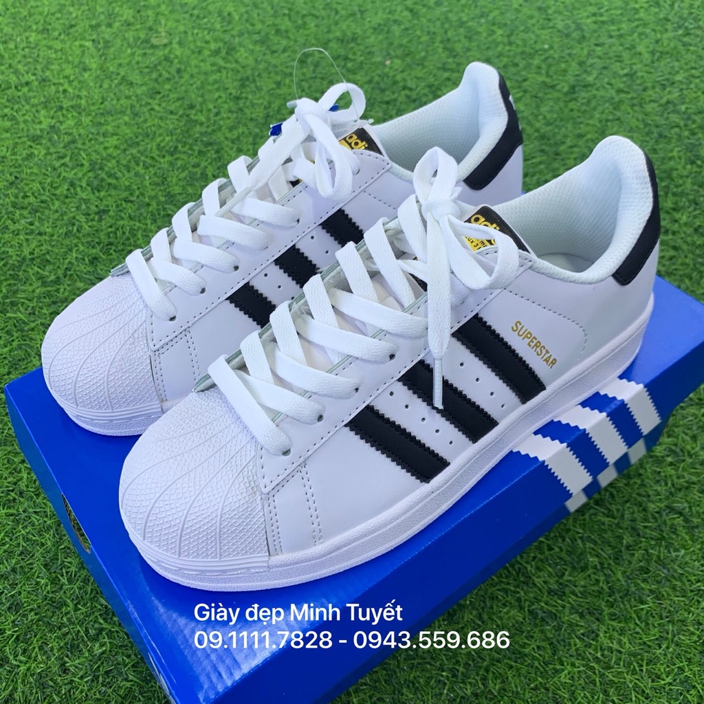 Giày Sneaker Super-Starr Trắng sọc đen thể thao Nam Nữ chất lượng cao, giá rẻ tốt nhất thị trường Hà Nội - toàn quốc