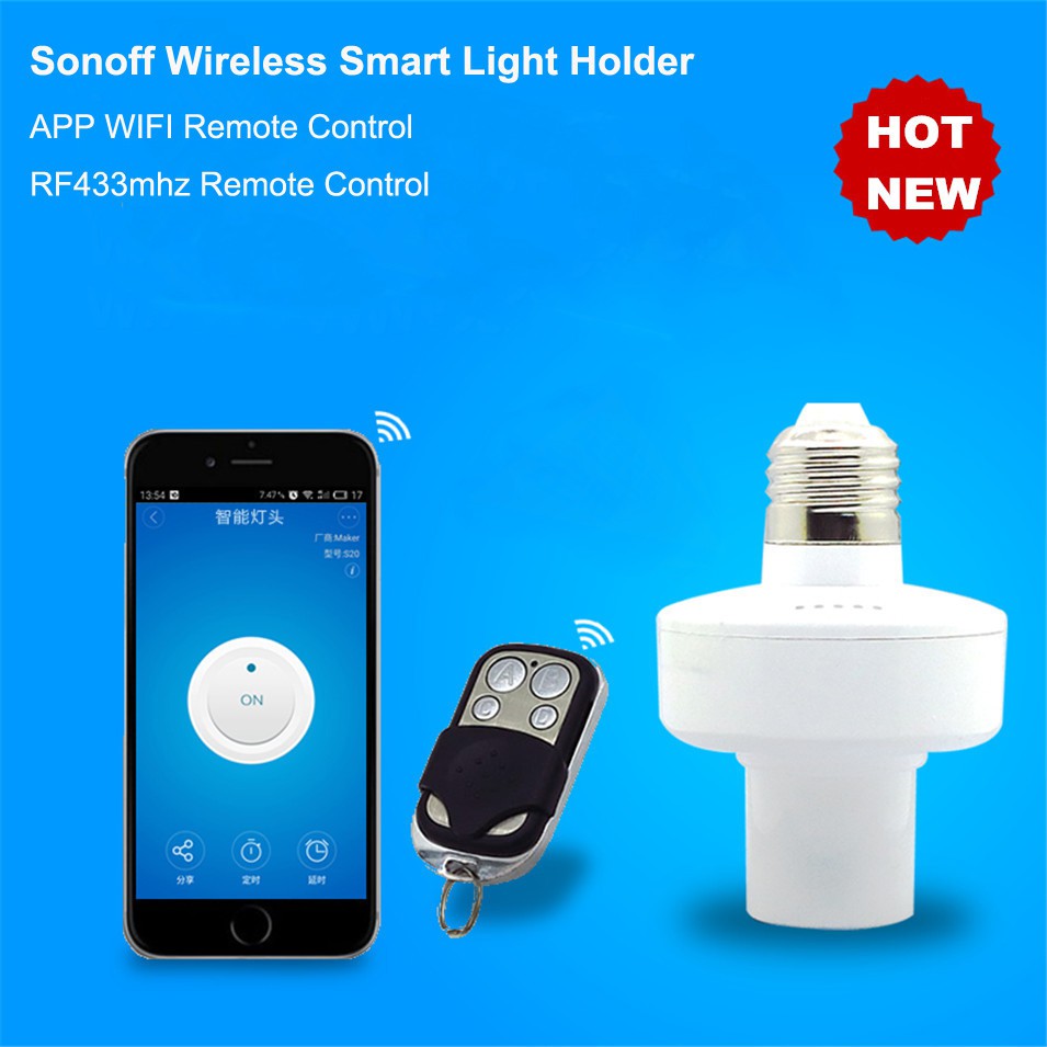 SONOFF REMOTE RF 433Mhz, thiết bị điều khiển từ xa 4 NÚT