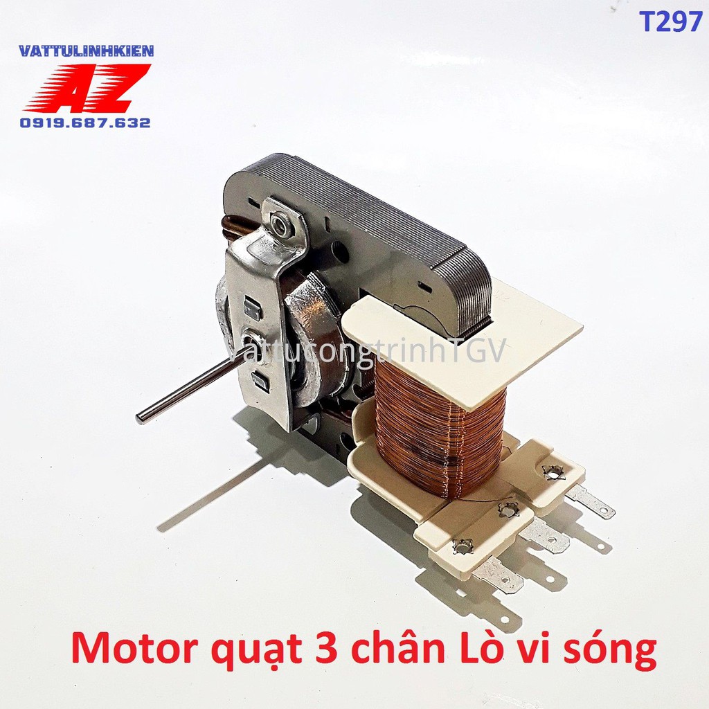 Motor quạt 220v-18w 3 chân cho Lò vi sóng