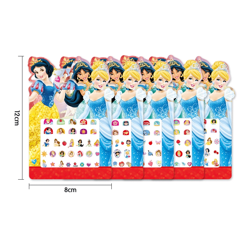 Set 5 miếng dán họa tiết hoạt hình Frozen 3D chống thấm nước dễ thương cho bé