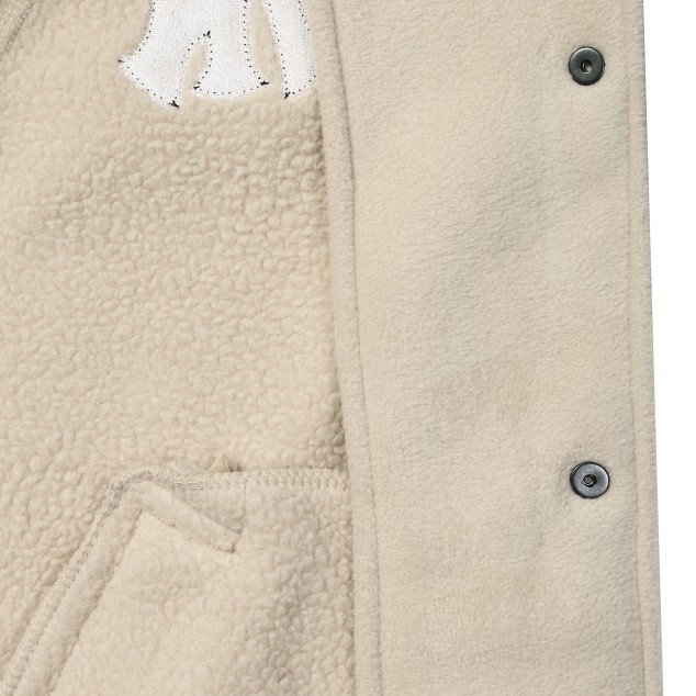 Áo khoác bóng chày lông cừu Jacket MLB Korea chính hãng FLEECE BASEBALL JACKET NEW YORK YANKEES 31JP05061-50B