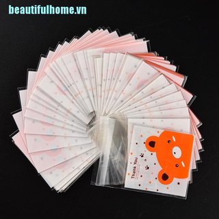 Bộ 100 Miếng Kính Hình Gấu Dễ Thương