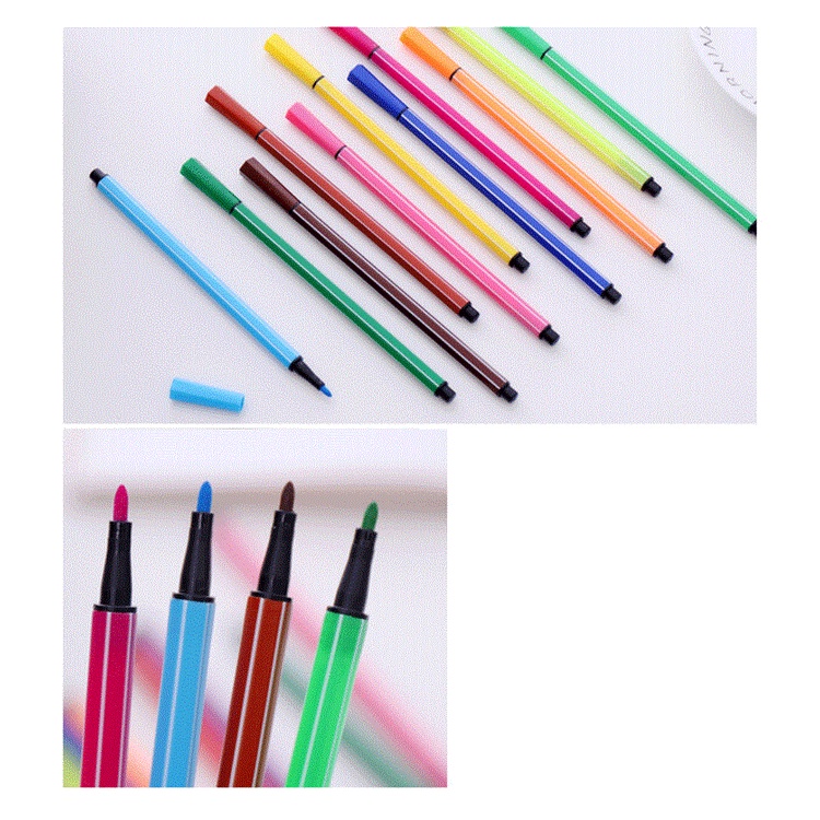 Hộp Bút Dạ Hình Cà Rốt 12/24/36 màu siêu Cute cho bé tập tô