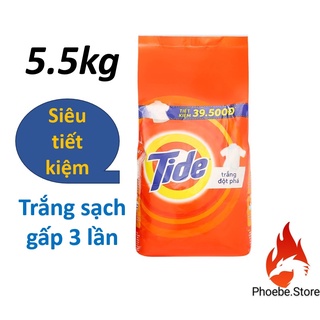 Bột giặt Tide trắng đột phá túi 5.5kg