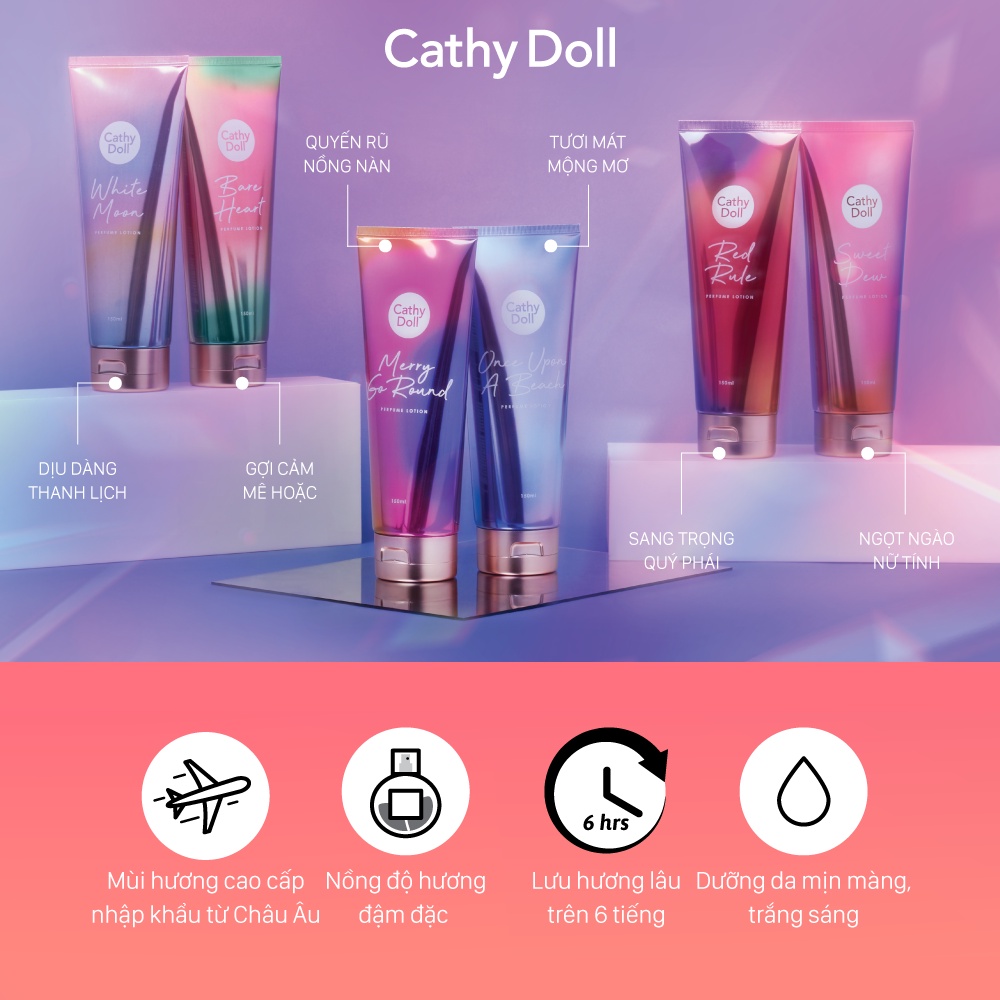 Sữa Dưỡng Thể Hương Nước Hoa Cathy Doll Perfume Lotion 150ml