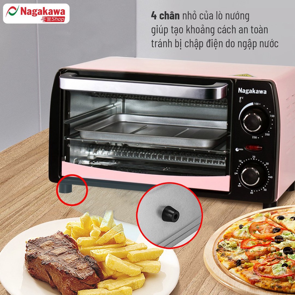 Lò Nướng Điện NAGAKAWA NAG3211  - Hàng Chính Hãng