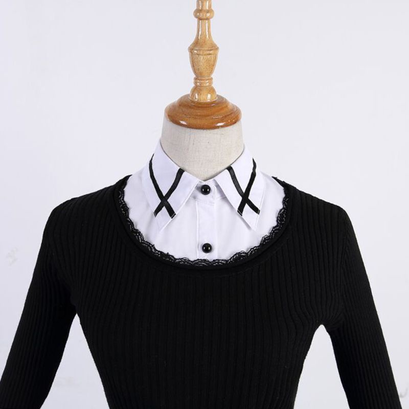 Cổ Áo Rời Rời Được Thời Trang Công Sở Cho Nữ