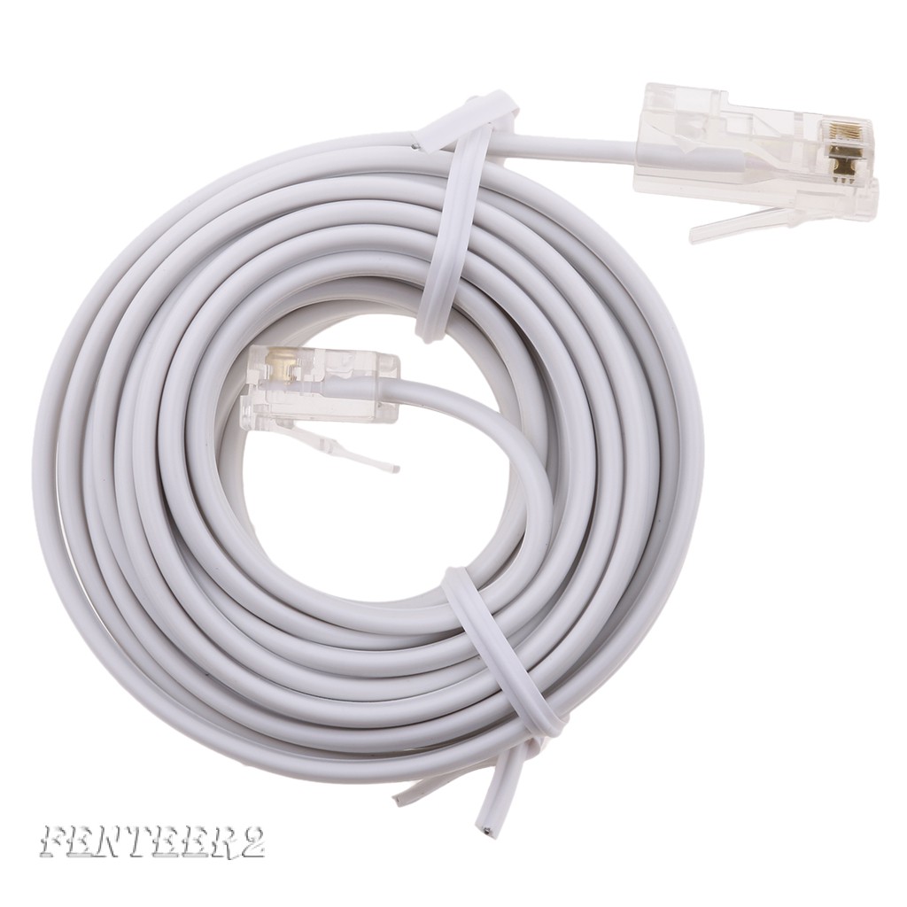 (Fenteer2 3c) Rj11 Sang Rj45 Modem Cable Connector Router To Adsl | BigBuy360 - bigbuy360.vn