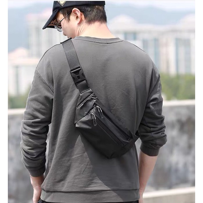 HeyMister - Túi bao tử da cao cấp chống nước chính hãng HeyMister Unisex Bumbag T02